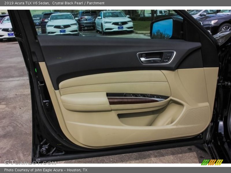 Crystal Black Pearl / Parchment 2019 Acura TLX V6 Sedan