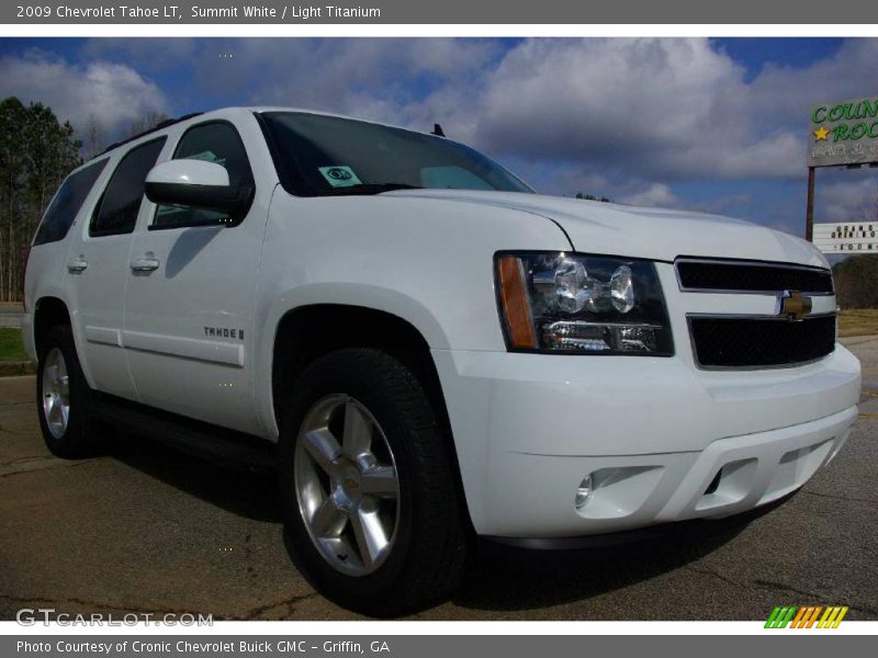 Summit White / Light Titanium 2009 Chevrolet Tahoe LT