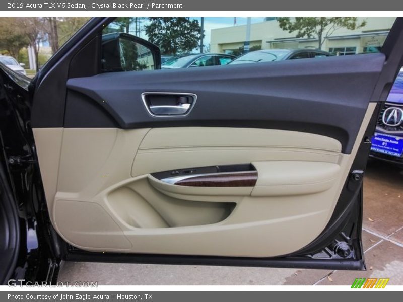 Crystal Black Pearl / Parchment 2019 Acura TLX V6 Sedan