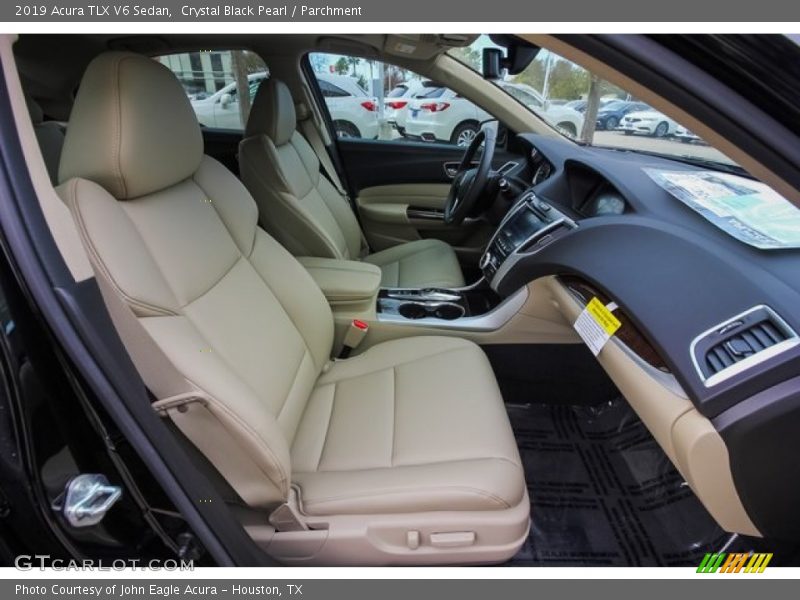 Crystal Black Pearl / Parchment 2019 Acura TLX V6 Sedan