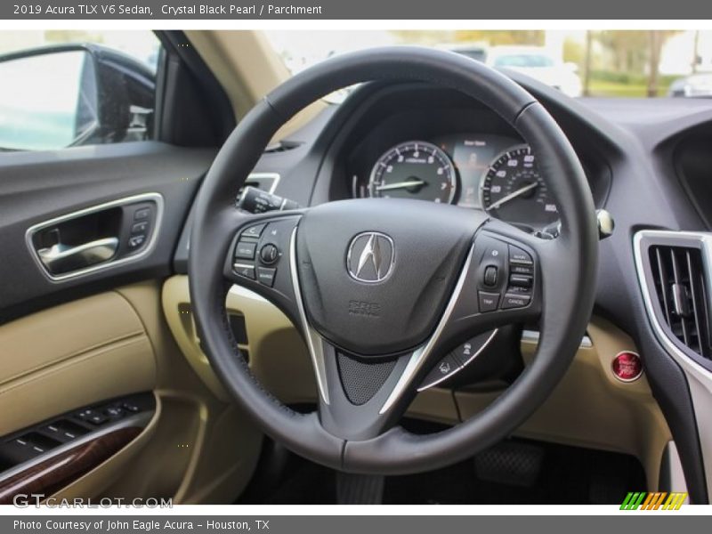 Crystal Black Pearl / Parchment 2019 Acura TLX V6 Sedan