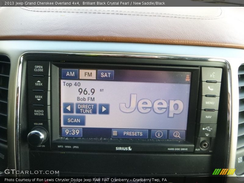 Brilliant Black Crystal Pearl / New Saddle/Black 2013 Jeep Grand Cherokee Overland 4x4