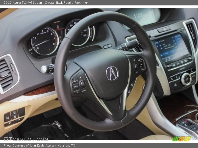 Crystal Black Pearl / Parchment 2019 Acura TLX V6 Sedan