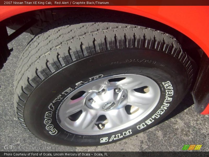 Red Alert / Graphite Black/Titanium 2007 Nissan Titan XE King Cab