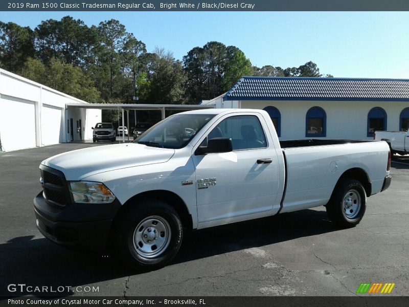 Bright White / Black/Diesel Gray 2019 Ram 1500 Classic Tradesman Regular Cab