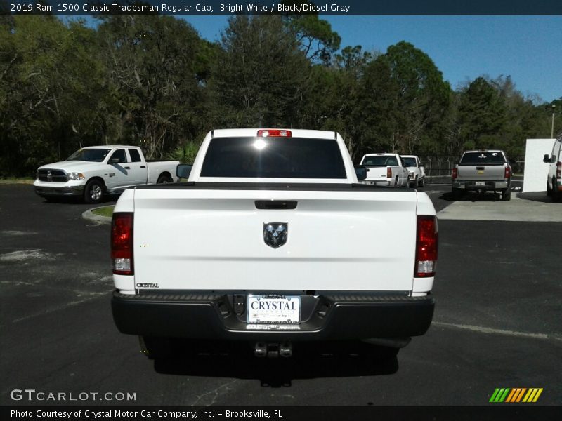 Bright White / Black/Diesel Gray 2019 Ram 1500 Classic Tradesman Regular Cab