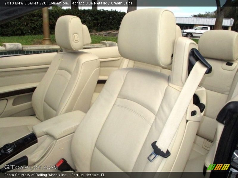 Monaco Blue Metallic / Cream Beige 2010 BMW 3 Series 328i Convertible