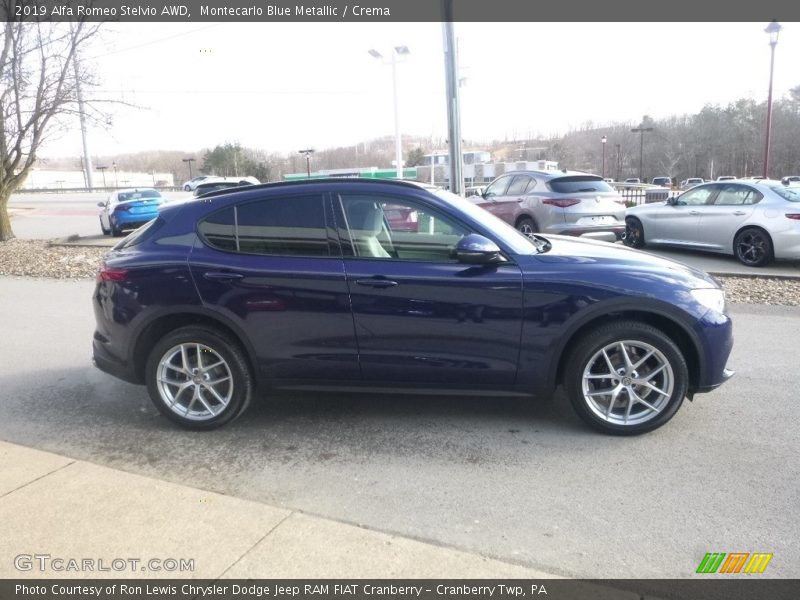Montecarlo Blue Metallic / Crema 2019 Alfa Romeo Stelvio AWD