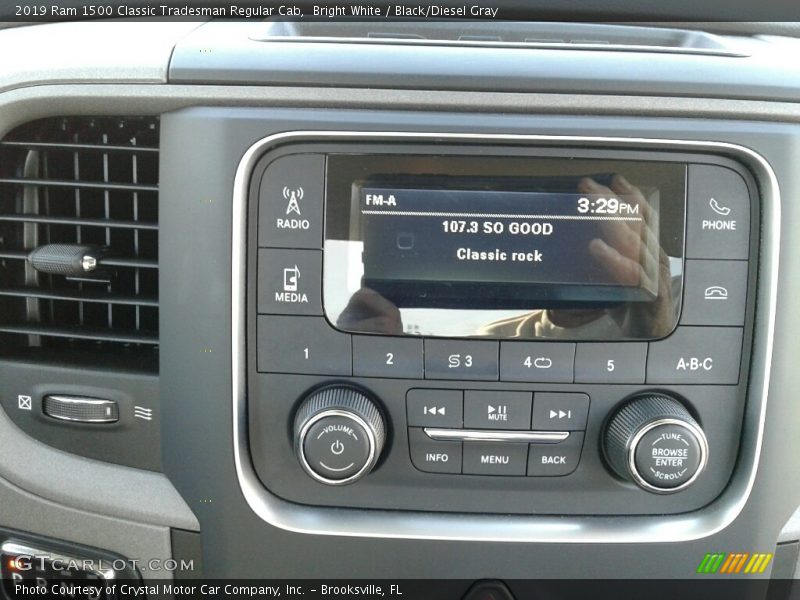 Bright White / Black/Diesel Gray 2019 Ram 1500 Classic Tradesman Regular Cab