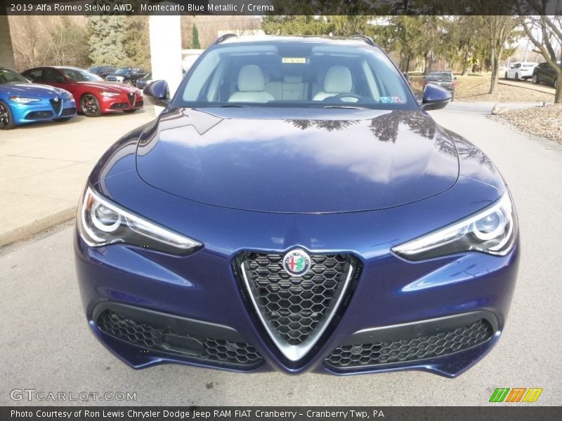 Montecarlo Blue Metallic / Crema 2019 Alfa Romeo Stelvio AWD