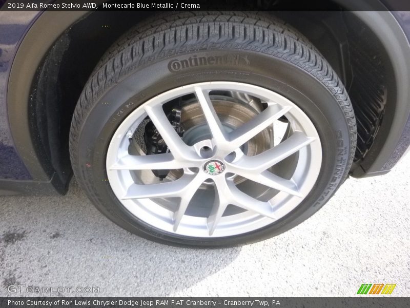 Montecarlo Blue Metallic / Crema 2019 Alfa Romeo Stelvio AWD