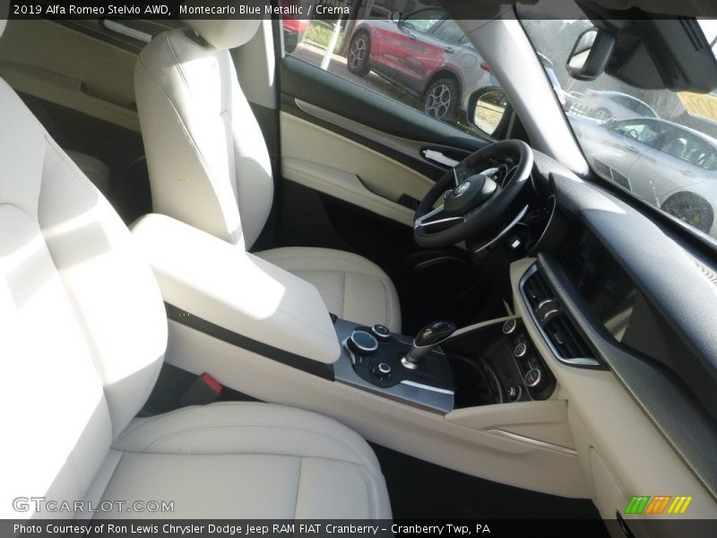 Montecarlo Blue Metallic / Crema 2019 Alfa Romeo Stelvio AWD