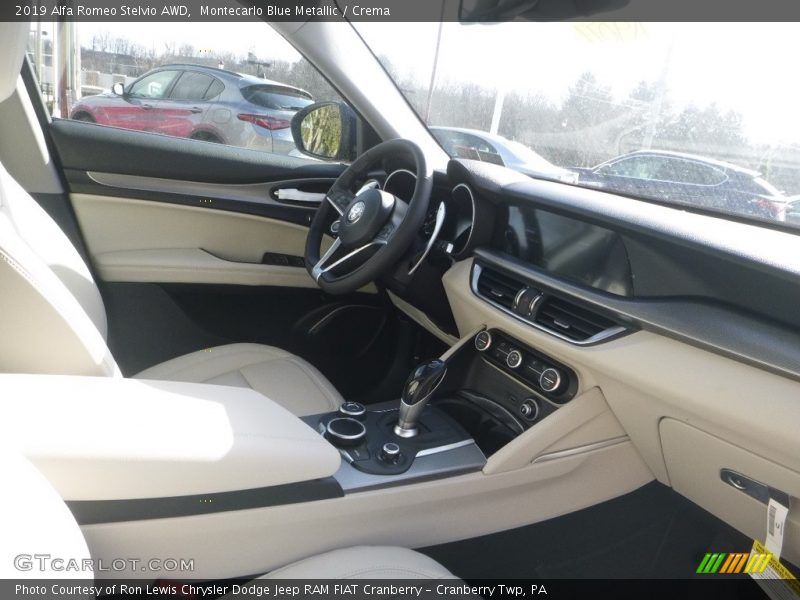 Montecarlo Blue Metallic / Crema 2019 Alfa Romeo Stelvio AWD