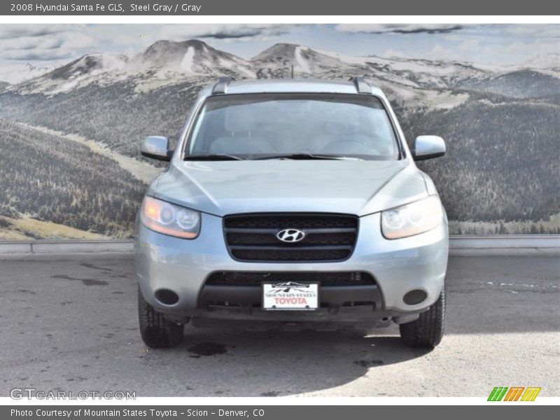 Steel Gray / Gray 2008 Hyundai Santa Fe GLS