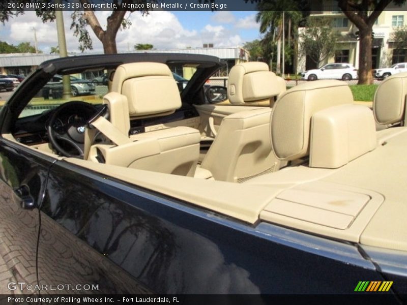 Monaco Blue Metallic / Cream Beige 2010 BMW 3 Series 328i Convertible