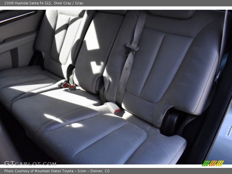 Steel Gray / Gray 2008 Hyundai Santa Fe GLS