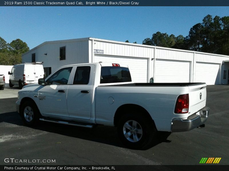 Bright White / Black/Diesel Gray 2019 Ram 1500 Classic Tradesman Quad Cab