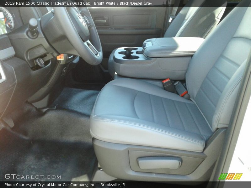 Bright White / Black/Diesel Gray 2019 Ram 1500 Classic Tradesman Quad Cab