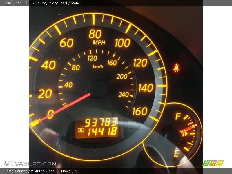 Ivory Pearl / Stone 2005 Infiniti G 35 Coupe