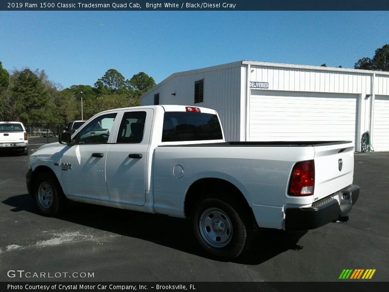 Bright White / Black/Diesel Gray 2019 Ram 1500 Classic Tradesman Quad Cab