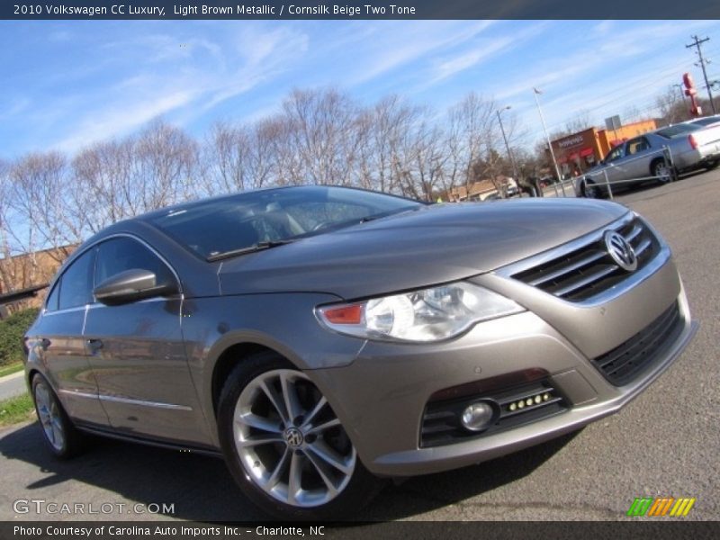 Light Brown Metallic / Cornsilk Beige Two Tone 2010 Volkswagen CC Luxury