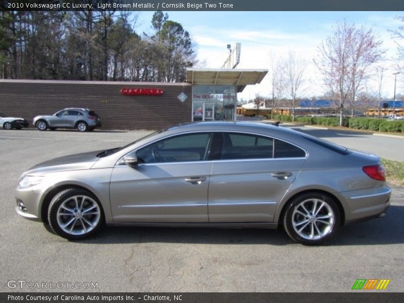 Light Brown Metallic / Cornsilk Beige Two Tone 2010 Volkswagen CC Luxury