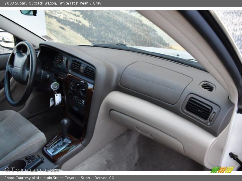 White Frost Pearl / Gray 2003 Subaru Outback Wagon
