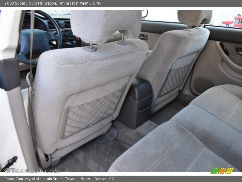 White Frost Pearl / Gray 2003 Subaru Outback Wagon