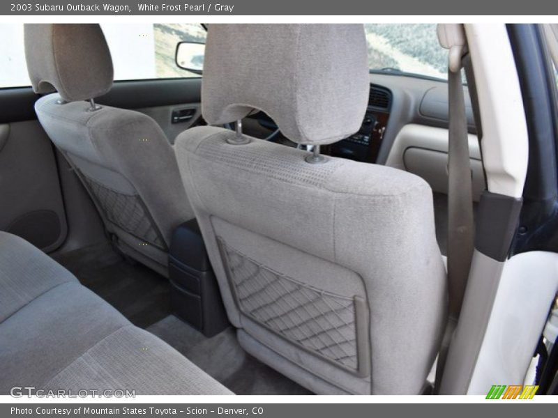 White Frost Pearl / Gray 2003 Subaru Outback Wagon