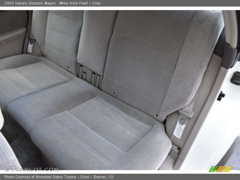 White Frost Pearl / Gray 2003 Subaru Outback Wagon