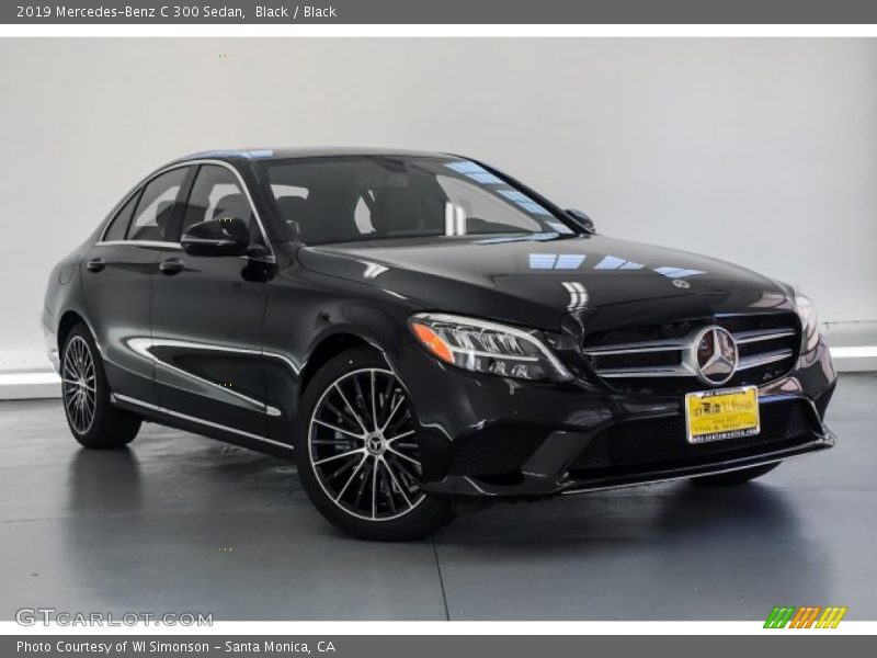 Black / Black 2019 Mercedes-Benz C 300 Sedan