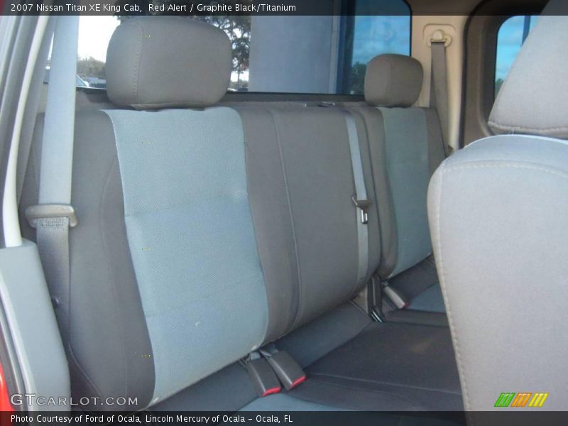 Red Alert / Graphite Black/Titanium 2007 Nissan Titan XE King Cab
