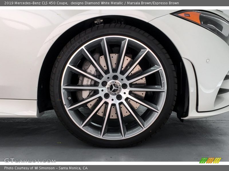 designo Diamond White Metallic / Marsala Brown/Espresso Brown 2019 Mercedes-Benz CLS 450 Coupe