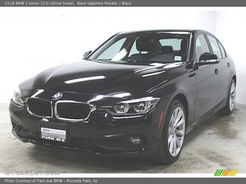 Black Sapphire Metallic / Black 2018 BMW 3 Series 320i xDrive Sedan