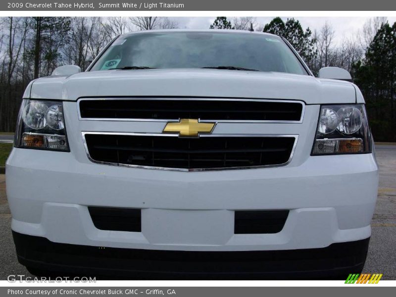 Summit White / Light Titanium 2009 Chevrolet Tahoe Hybrid
