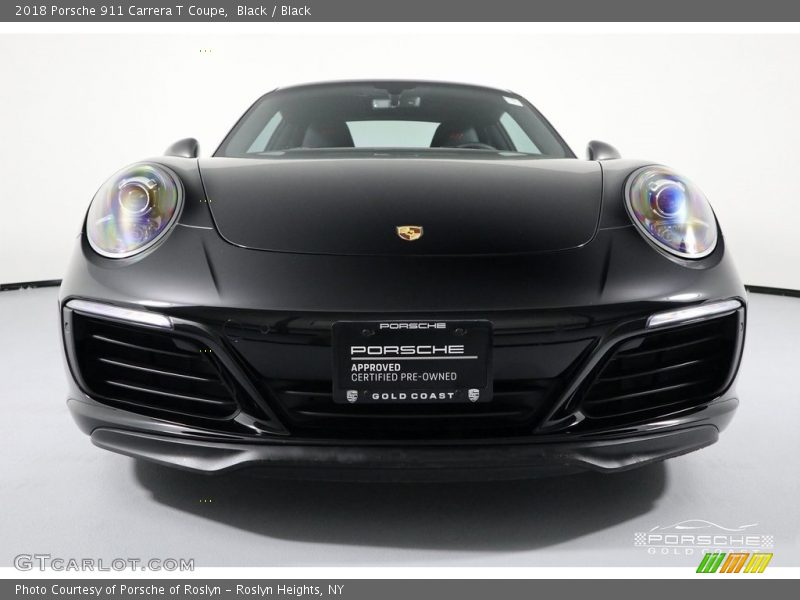 Black / Black 2018 Porsche 911 Carrera T Coupe