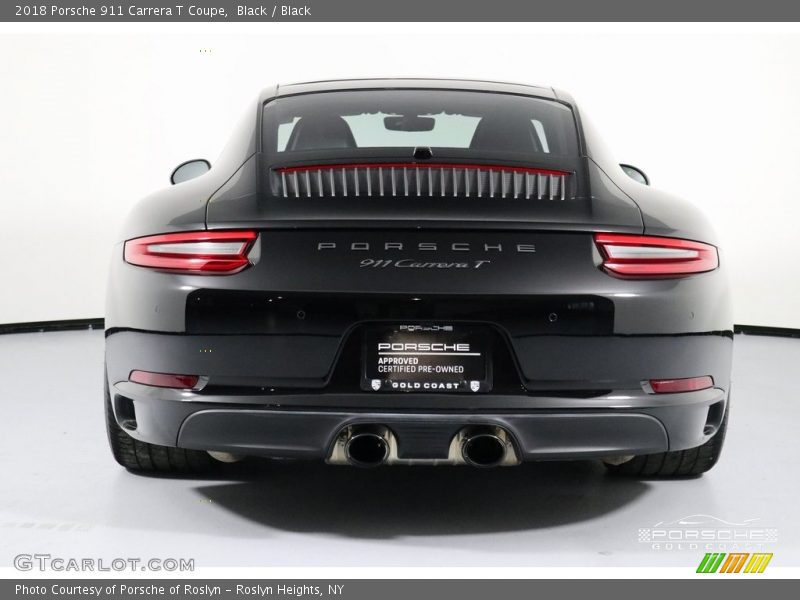 Black / Black 2018 Porsche 911 Carrera T Coupe