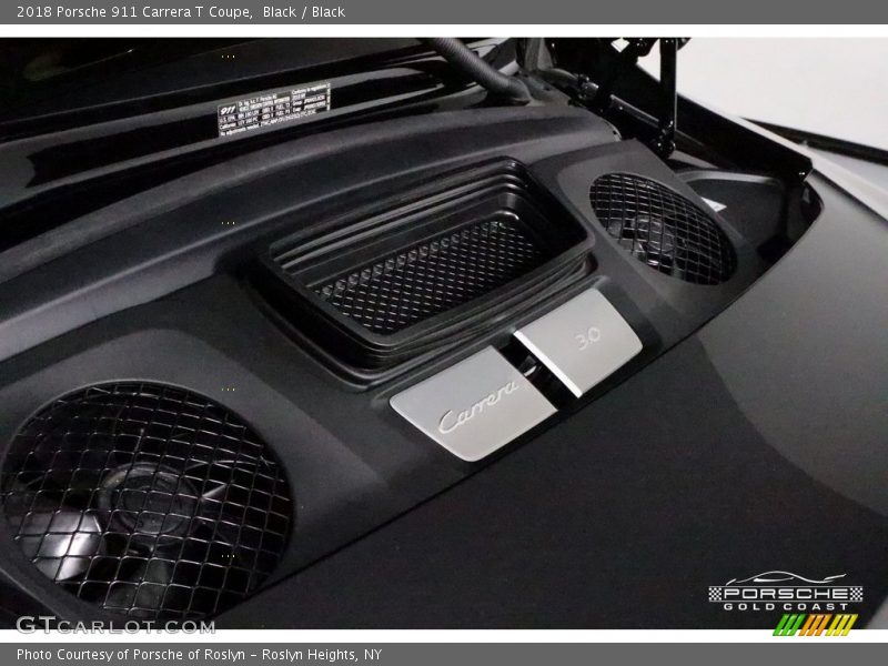 Black / Black 2018 Porsche 911 Carrera T Coupe