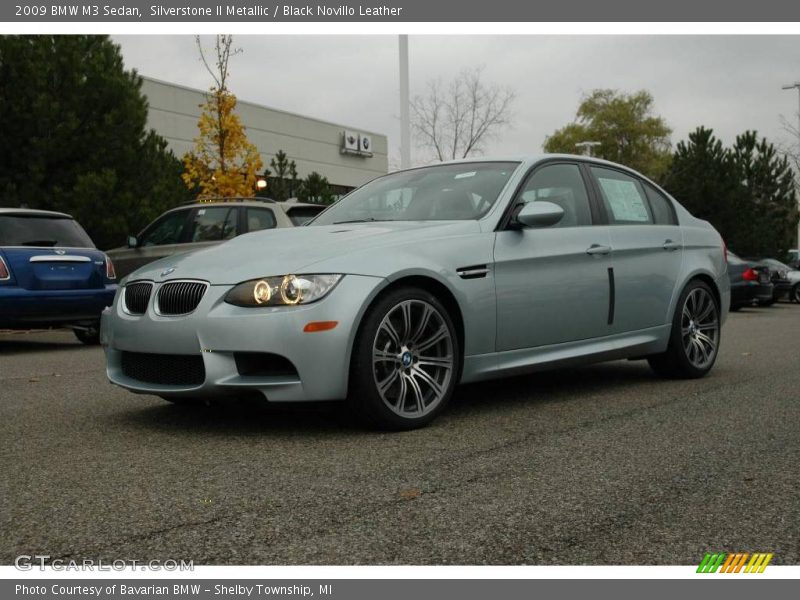 Silverstone II Metallic / Black Novillo Leather 2009 BMW M3 Sedan