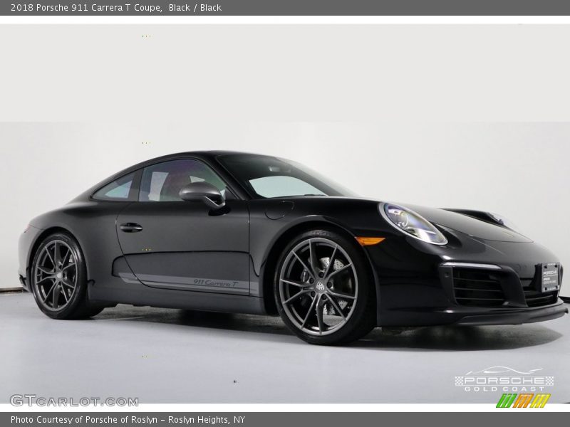 Black / Black 2018 Porsche 911 Carrera T Coupe