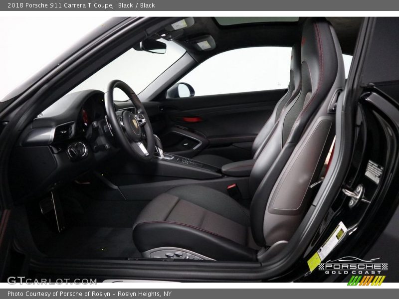 Black / Black 2018 Porsche 911 Carrera T Coupe
