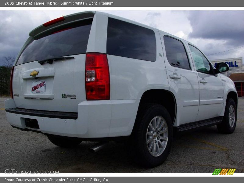 Summit White / Light Titanium 2009 Chevrolet Tahoe Hybrid