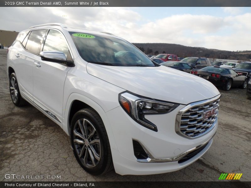 Summit White / Jet Black 2019 GMC Terrain Denali AWD