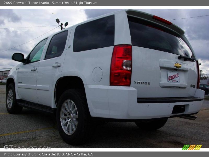 Summit White / Light Titanium 2009 Chevrolet Tahoe Hybrid