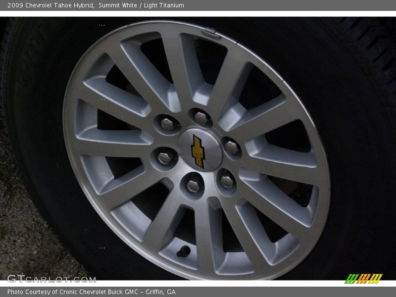 Summit White / Light Titanium 2009 Chevrolet Tahoe Hybrid