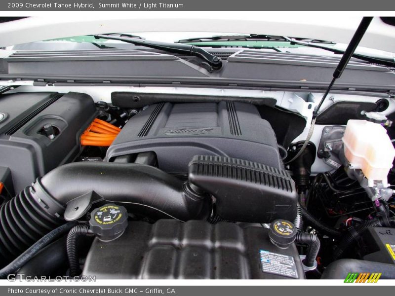 Summit White / Light Titanium 2009 Chevrolet Tahoe Hybrid