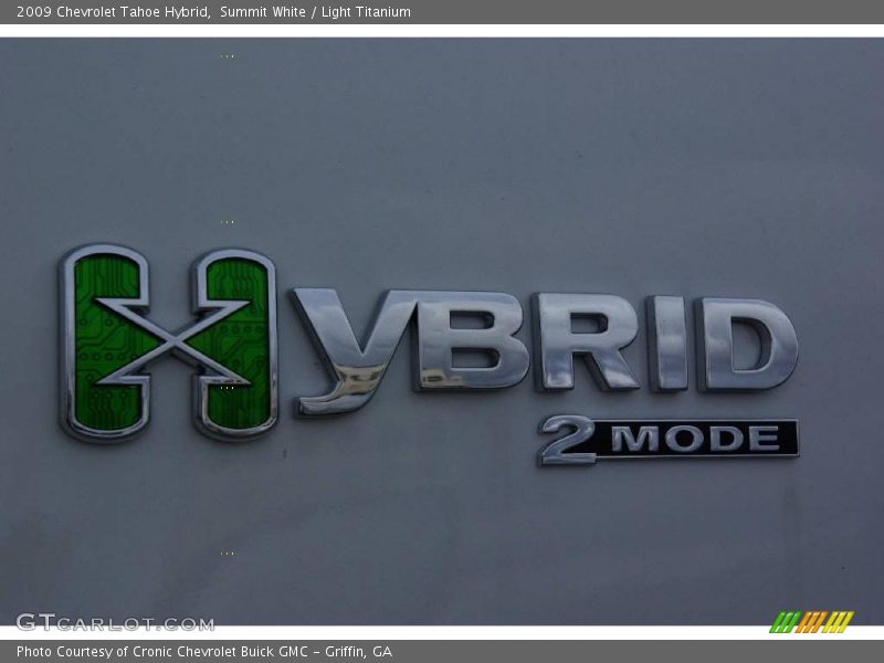 Summit White / Light Titanium 2009 Chevrolet Tahoe Hybrid