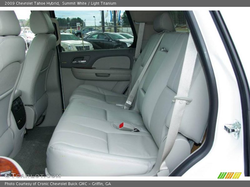 Summit White / Light Titanium 2009 Chevrolet Tahoe Hybrid