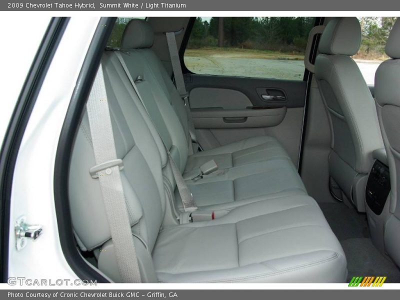 Summit White / Light Titanium 2009 Chevrolet Tahoe Hybrid
