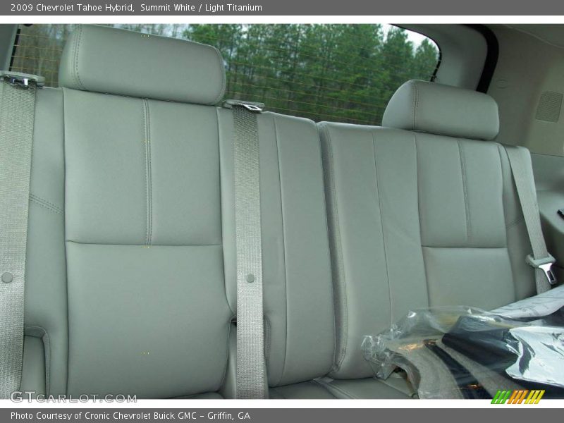 Summit White / Light Titanium 2009 Chevrolet Tahoe Hybrid